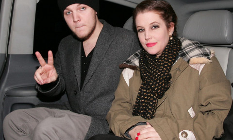 Lisa Marie Presley and Benjamin Presley Keough at Mr. Chow restaurant, London, Britain - 09 Jan 2012