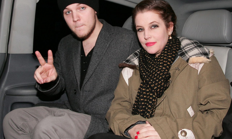 Lisa Marie Presley and Benjamin Presley Keough at Mr. Chow restaurant, London, Britain - 09 Jan 2012