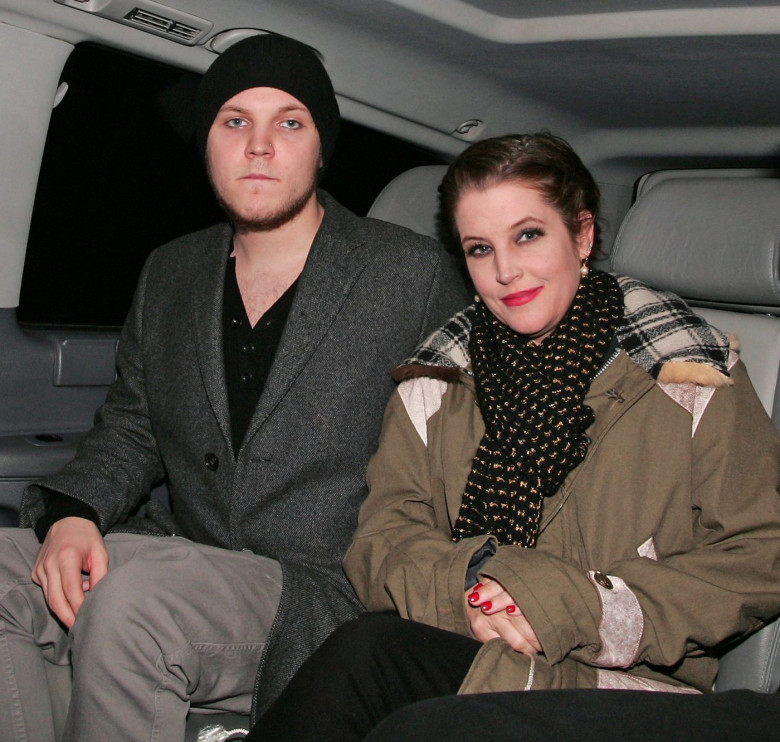 Lisa Marie Presley and Benjamin Presley Keough at Mr. Chow restaurant, London, Britain - 09 Jan 2012