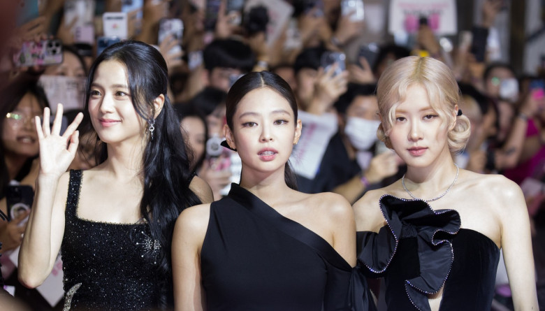 BLACKPINK's pink carpet event to celebrate the release of the group's concert film in Seoul