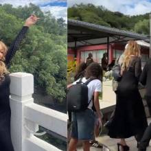 (VIDEO) Mariah Carey urca Marele Zid Chinezesc pe tocuri de 15 cm. „Cineva trebuia sa ma avertizeze