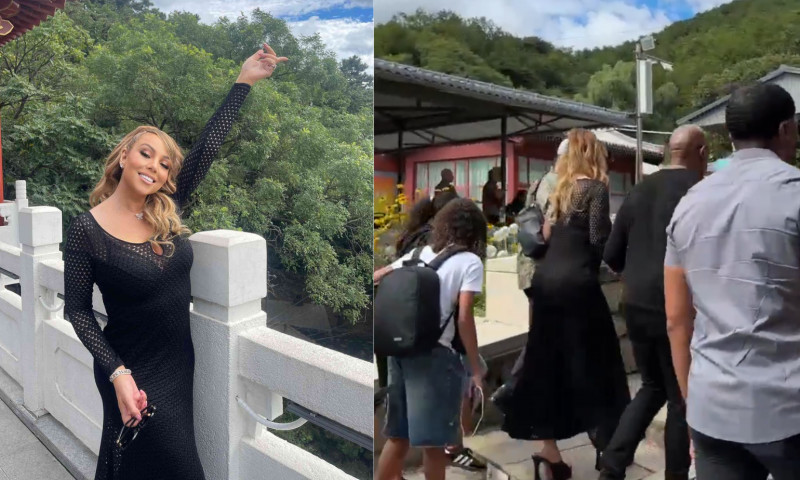 (VIDEO) Mariah Carey urca Marele Zid Chinezesc pe tocuri de 15 cm. „Cineva trebuia sa ma avertizeze