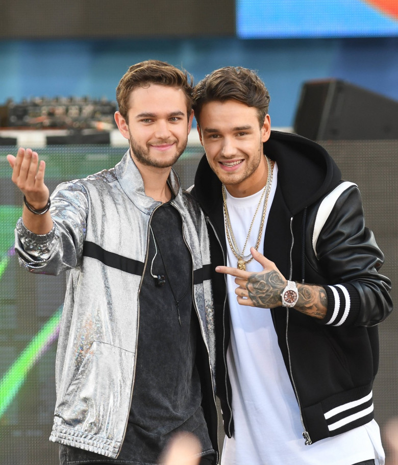 NEW YORK, NY - JULY 21: Zedd and Liam Payne perform in Central Park at Rumsey Playfield as part of the Good Morning Amer