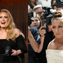 Adele a izbucnit in lacrimi cand a vazut-o pe Celine Dion in public la concertul ei