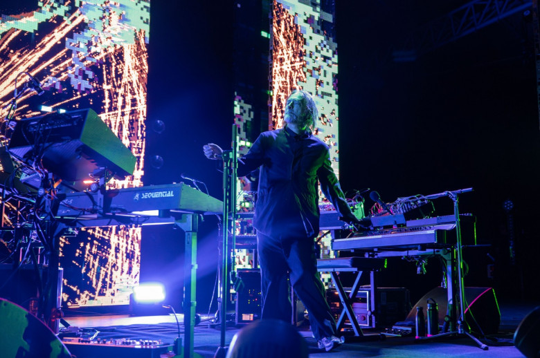 Thom Yorke at the Sidney Myer Music Bowl, Melbourne., Sidney Myer Music Bowl, Melbourne, Victoria, Australia - 29 Oct 2024