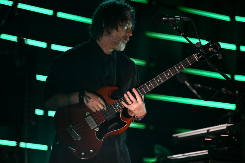 Thom Yorke of The Smile performs during The Smile Live in Europe 2024 Tour at Cavea of Auditorium Parco della Musica, on June 24, 2024 in Rome, Italy.