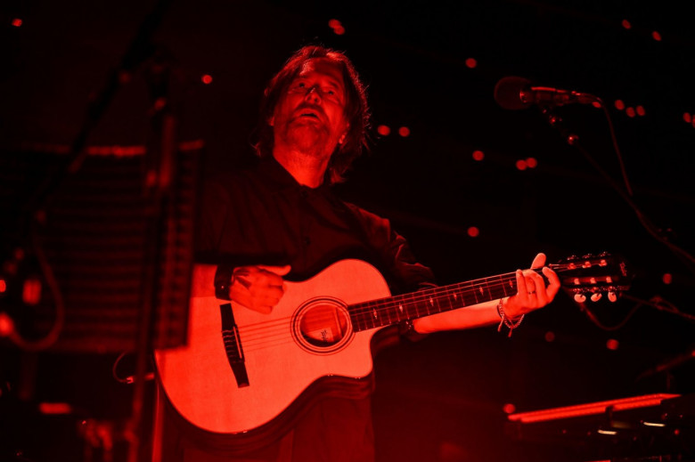 Thom Yorke of The Smile performs during The Smile Live in Europe 2024 Tour at Cavea of Auditorium Parco della Musica, on June 24, 2024 in Rome, Italy.