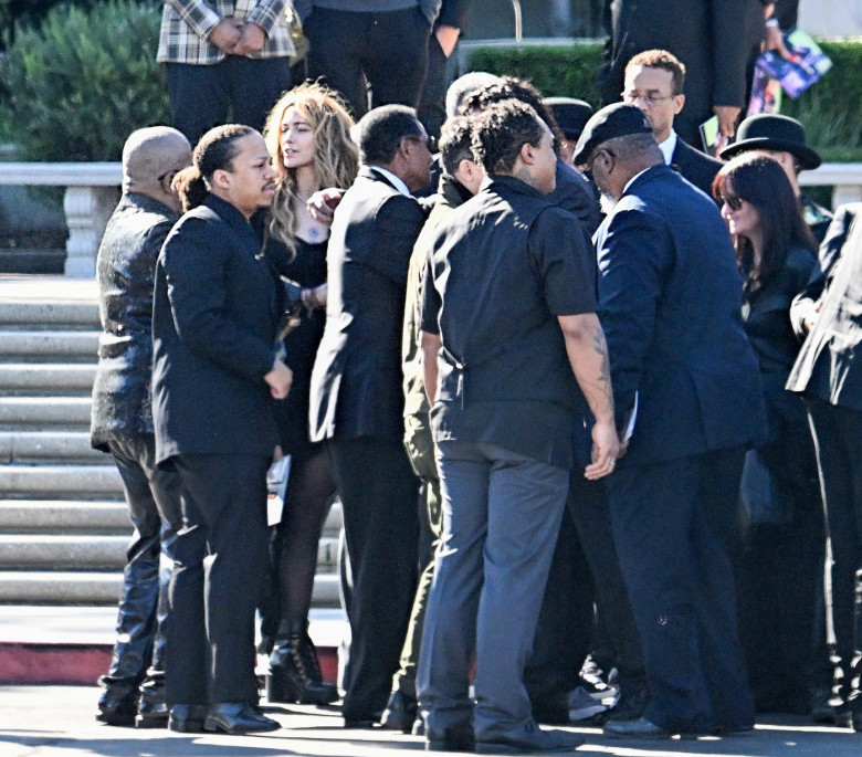 ** PREMIUM EXCLUSIVE **Motown legend Tito Jackson was laid to rest in LA with members of the famous family coming together to celebrate his life.