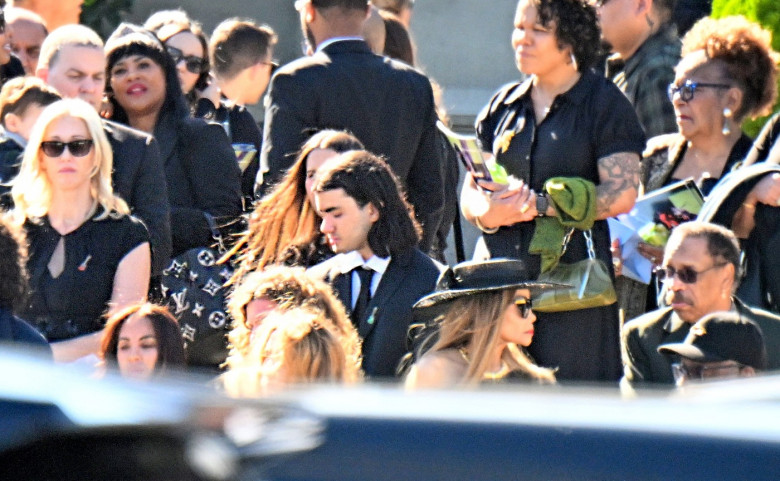 ** PREMIUM EXCLUSIVE **Motown legend Tito Jackson was laid to rest in LA with members of the famous family coming together to celebrate his life.