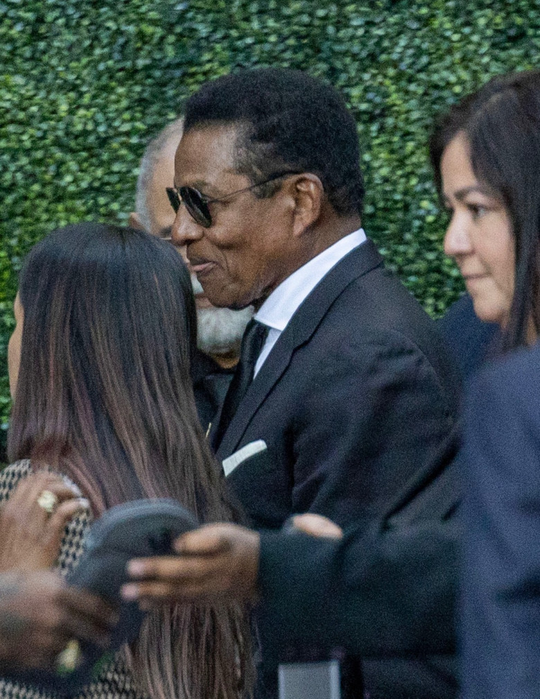 *EXCLUSIVE* Memorial for Tito Jackson held at Jackson family home in Encino