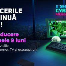 La DIGI, continuă sărbătoarea ofertelor speciale de Cyber Monday