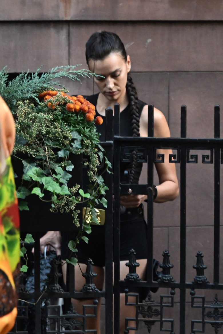 Irina Shayk Holds Hands With A Mystery Man While Trick Or Treating With Anne Hathaway In New York City