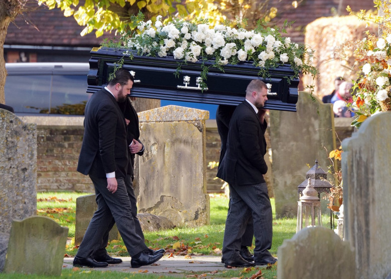 Guests arriving at Liam Payne's funeral