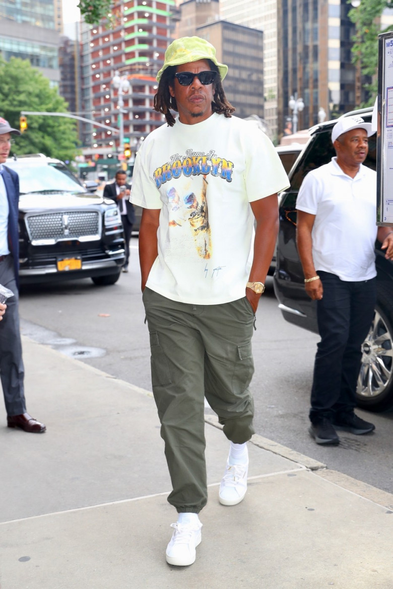 It's just another day at the office for Jay Z as he is spotted leaving for the evening