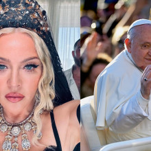 Madonna, in centrul unei noi controverse. Imagini cu Papa Francisc, generate de inteligenta artificiala