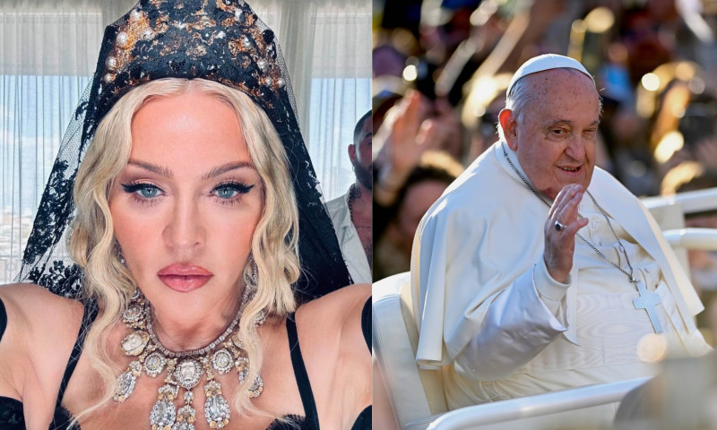 Madonna, in centrul unei noi controverse. Imagini cu Papa Francisc, generate de inteligenta artificiala