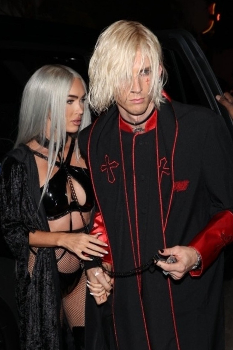 Megan Fox and MGK show off their "unholy" costumes