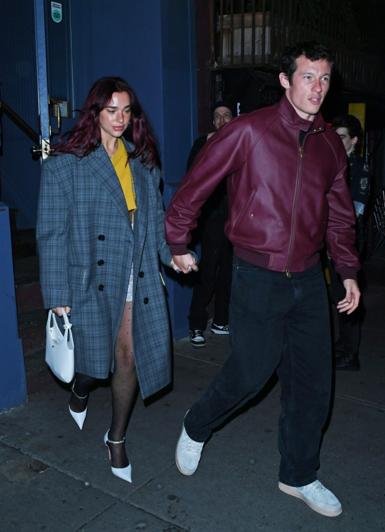 Dua Lipa and Callum Turner Spotted After Dinner Date at Estela in NYC