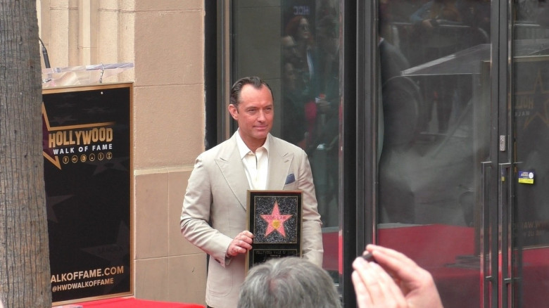 Jude Law earns Hollywood Walk of Fame star in Motion Pictures category