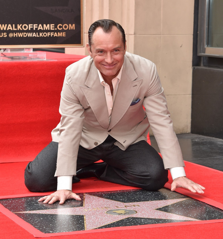 Jude Law Hollywood Walk of Fame Ceremony