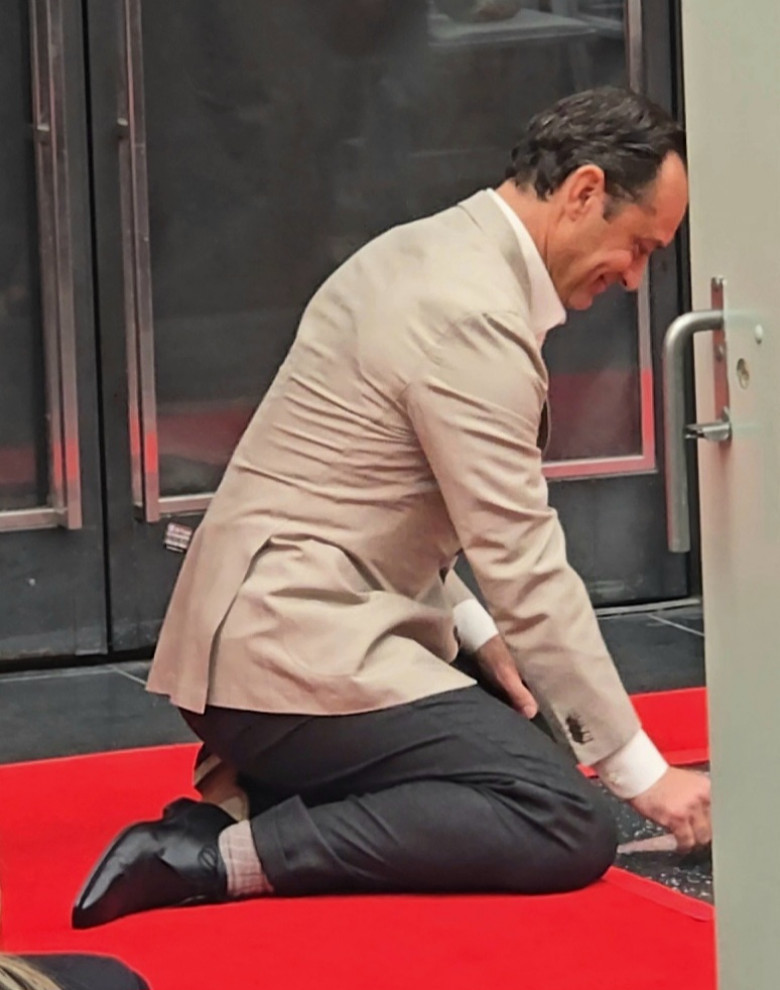 Jude Law Shares Tender Moments With Family On His Walk Of Fame Star In Los Angeles - 13 Dec 2024