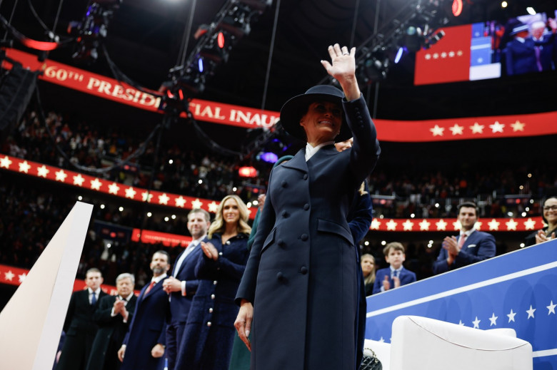 Donald Trump Attends Indoor Inauguration Parade At Capital One Arena In Washington, DC - 20 Jan 2025