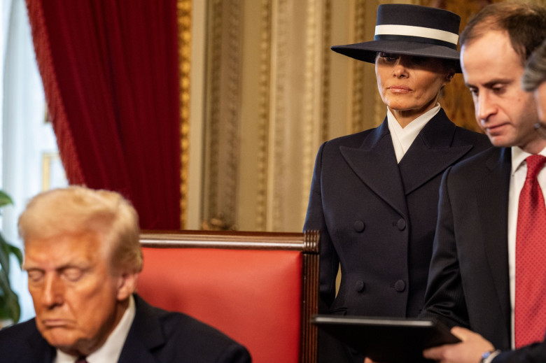 Trump and Vance Swearing-In at the US Capitol