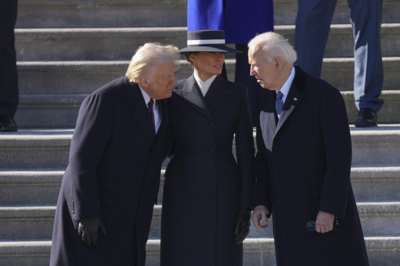 Trump and Vance Swearing-In at the US Capitol