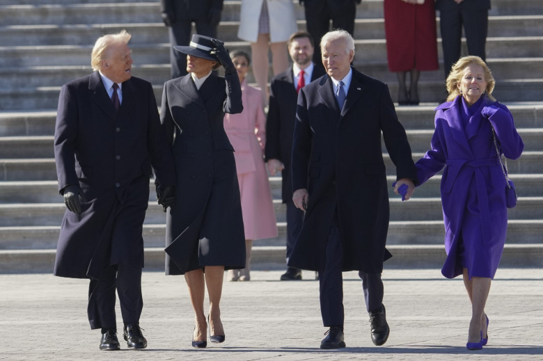 Trump and Vance Swearing-In at the US Capitol