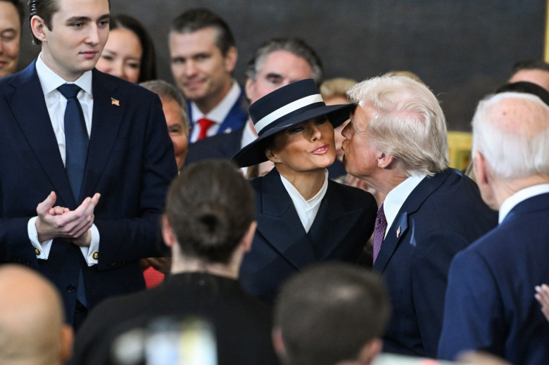 Trump and Vance Swearing-In at the US Capitol