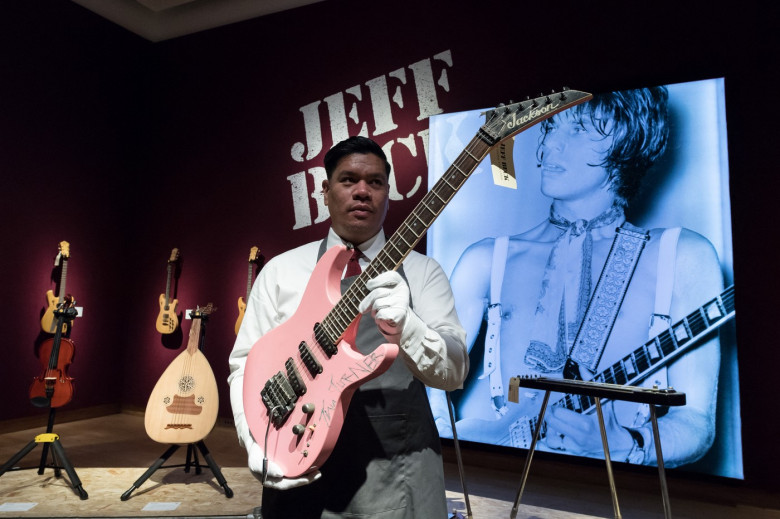 Jeff Beck's Guitar Collection at Christie's in London