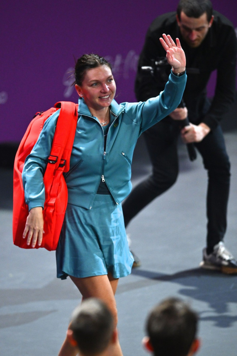 Simona Halep - Lucia Bronzetti, Transylvania Open 2025, Cluj-Napoca, Romania - 04 Feb 2025