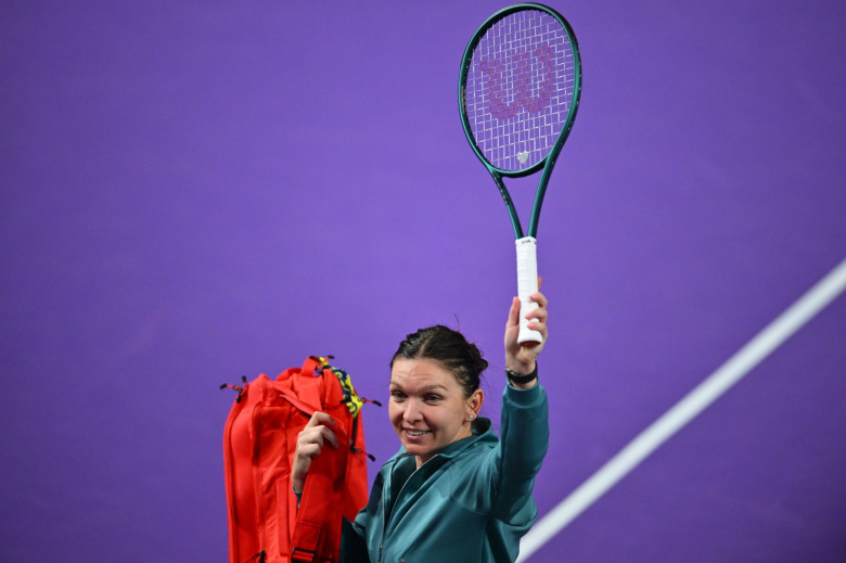 Simona Halep - Lucia Bronzetti, Transylvania Open 2025, Cluj-Napoca, Romania - 04 Feb 2025