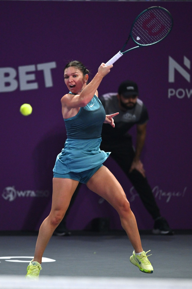 Simona Halep - Lucia Bronzetti, Transylvania Open 2025, Cluj-Napoca, Romania - 04 Feb 2025