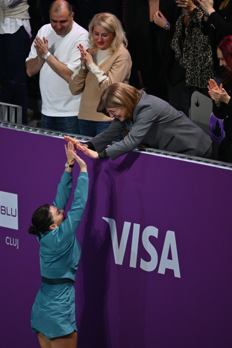 Simona Halep - Lucia Bronzetti, Transylvania Open 2025, Cluj-Napoca, Romania - 04 Feb 2025