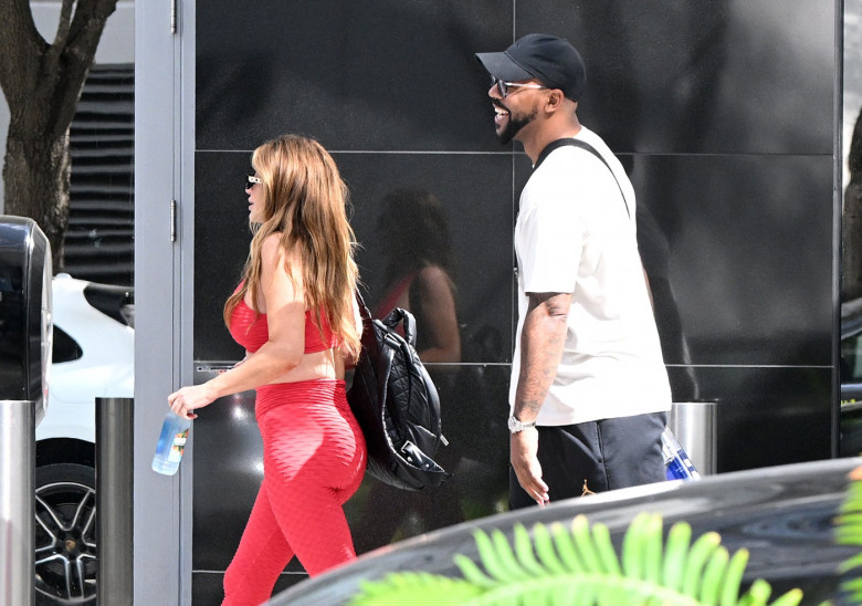 PREMIUM EXCLUSIVE: Larsa Pippen and Marcus Jordan are seen together on Valentine's Day after reports they broke up