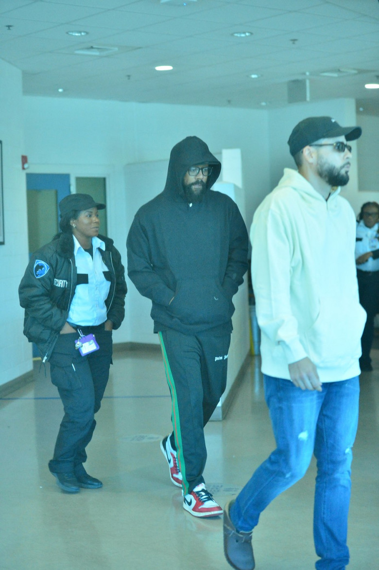 PREMIUM EXCLUSIVE Marcus Jordan is released from jail after being arrested for DUI and cocaine possession in Florida.