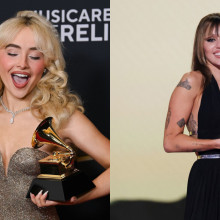 Miley Cyrus și Sabrina Carpenter, reuniune emoționantă la Grammy după 15 ani