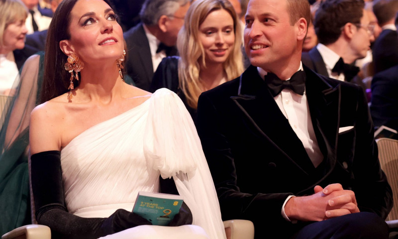 The Prince and Princess of Wales attend the BAFTA Film Awards