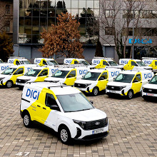 DIGI Romania a achiziționat de la Ford Romania peste 470 de autoutilitare Ford Transit Courier