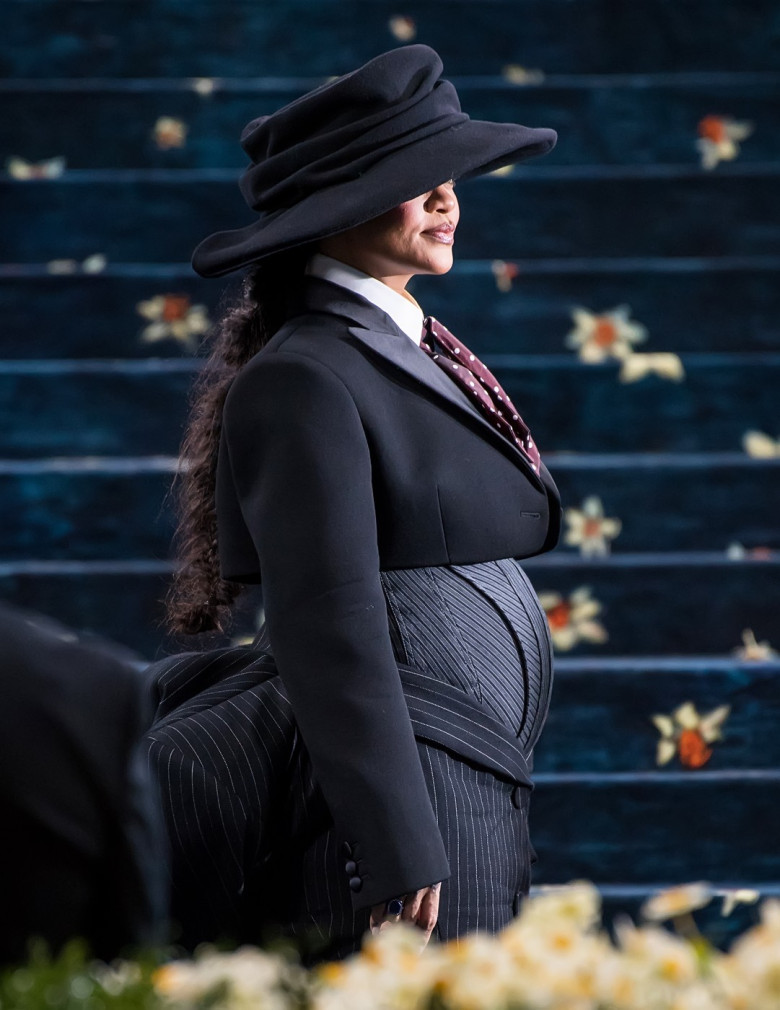Pregnant Rihanna Debuts Baby Bump on The 2025 Met Gala Celebrating "Superfine: Tailoring Black Style" -  5 May 2025