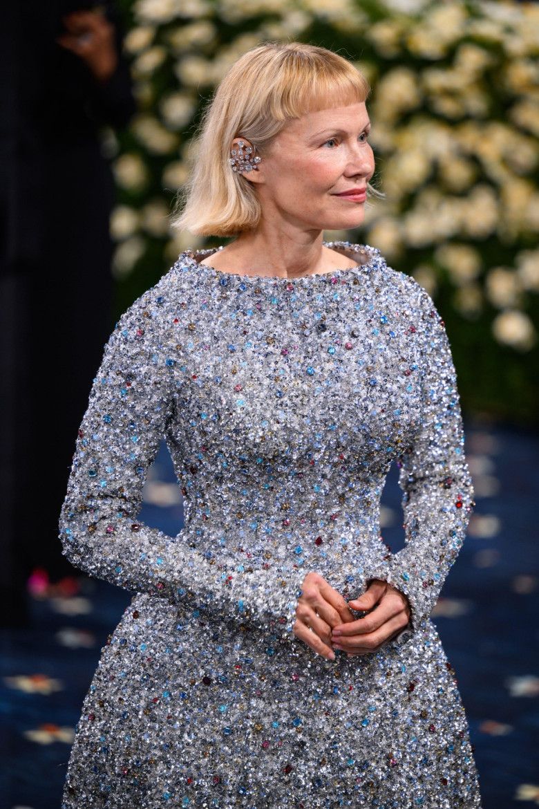 New York, USA. 5 May 2025. Pamela Anderson attending the Metropolitan Museum of Art Costume Institute Benefit Gala 2025. Photo credit should read: Matt Crossick/Alamy Live News