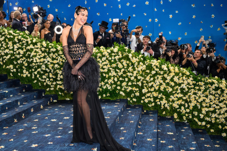 New York, USA. 5 May 2025. Dua Lipa attending the Metropolitan Museum of Art Costume Institute Benefit Gala 2025. Photo credit should read: Matt Crossick/Alamy Live News