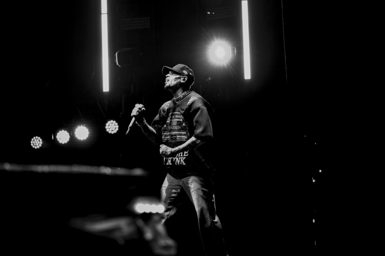 Chris brown show in sao paulo.