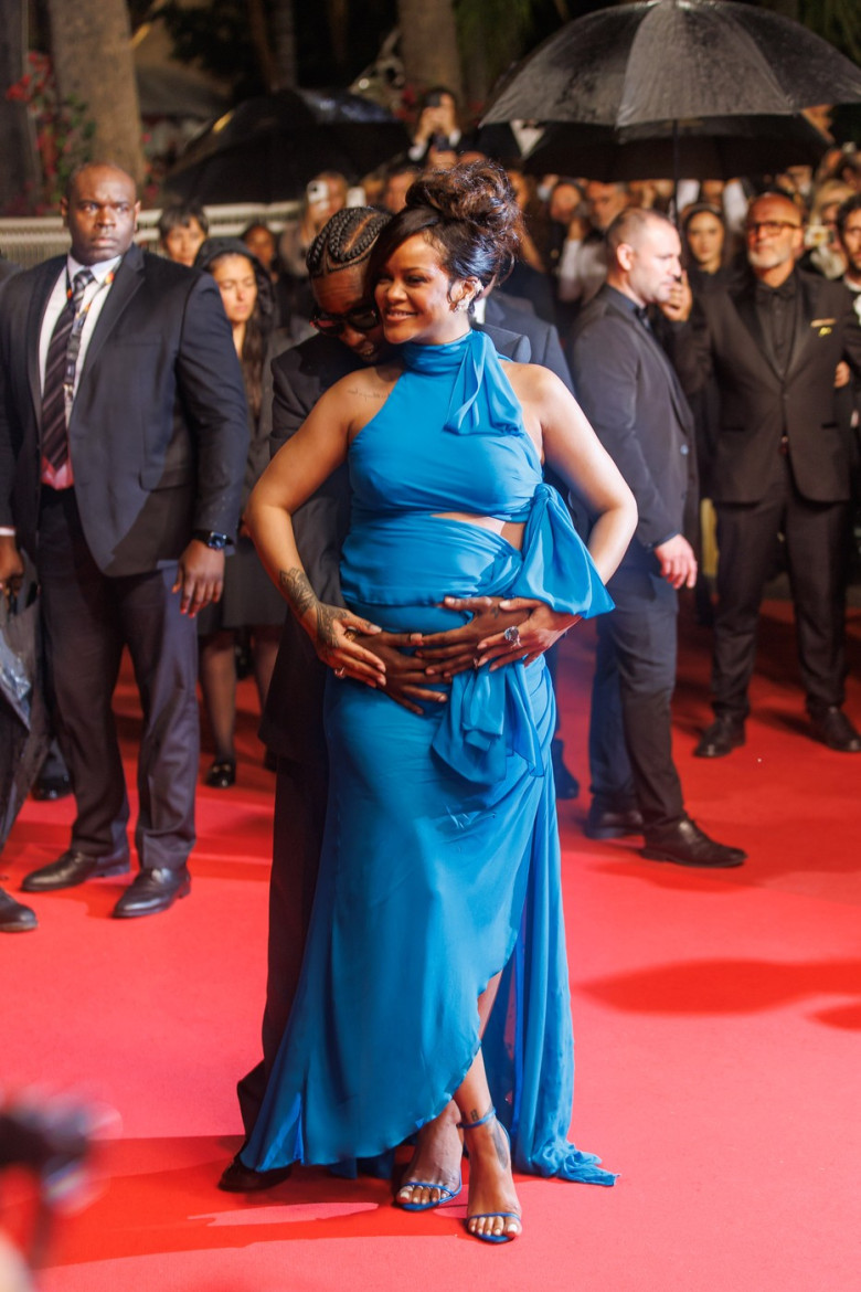 ASAP Rocky And Rihanna Leave Highest 2 Lowest Premiere Red Carpet At Cannes Film Festival - 19 May 2025