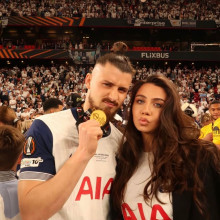 Meira Drăgușin, sora lui Radu Drăgușin, a atras toate privirile la finala Europa League din Bilbao