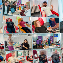 312 angajați au dăruit peste 140 litri de speranță la ediția aniversară „DIGI Donează VIAȚĂ”