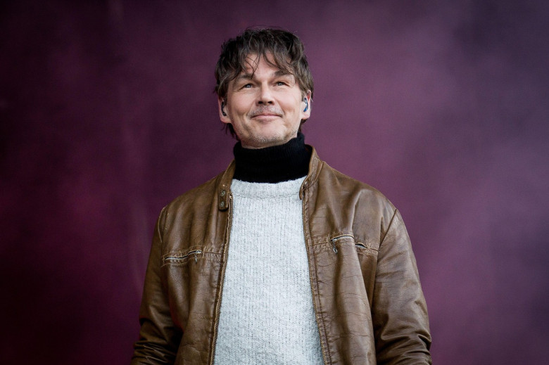 Morten Harket of Norwegian band a-ha performing live in Norway in June 2022