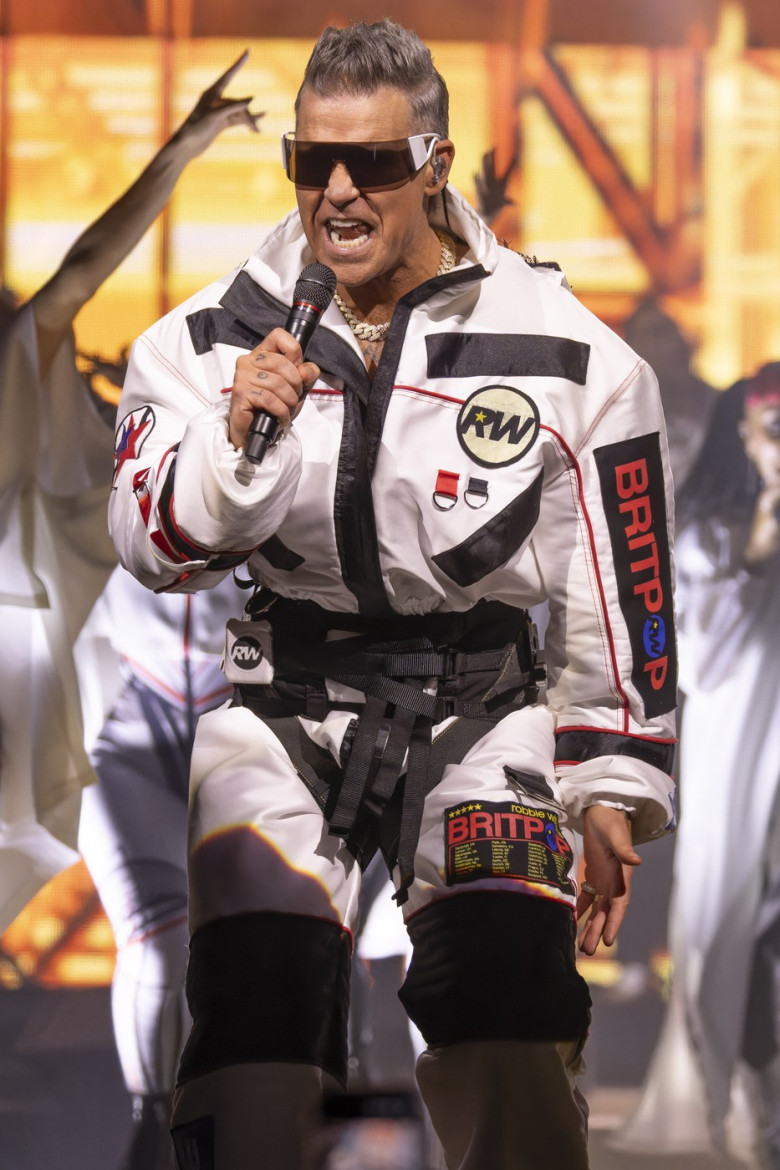 Robbie Williams performs at Co-Op Live
