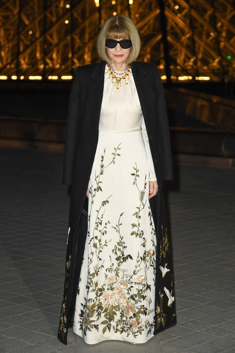 Paris, France. 04th Mar, 2025. Anna Wintour attending the Le Grand Diner du Louvre Arrivals Photocall at the Musee du Louvre as part of Paris Fashion Week on March 04, 2025 in Paris, France. Photo by Aurore Marechal/ABACAPRESS.COM Credit: Abaca Press/Alam